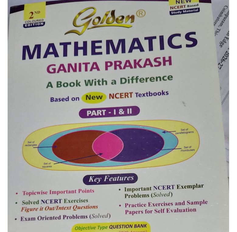 Golden Mathrmatics  Ganita Prakash  Class VIII